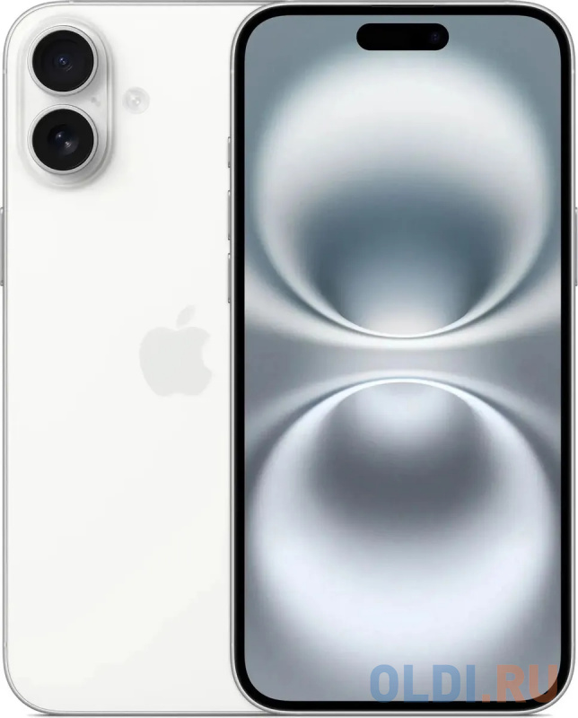 

Смартфон Apple A3290 iPhone 16 Plus 256Gb белый моноблок 3G 4G 1Sim 6.7" 1290x2796 iOS 18 48Mpix 802.11 a/b/g/n/ac/ax/be NFC GPS Protect