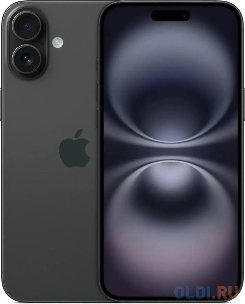 

Смартфон Apple A3290 iPhone 16 Plus 256Gb черный моноблок 3G 4G 1Sim 6.7" 1290x2796 iOS 18 48Mpix 802.11 a/b/g/n/ac/ax/be NFC GPS Protect