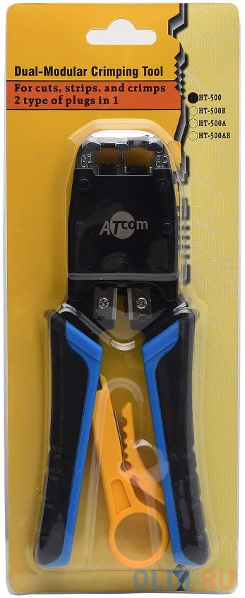 Инструмент для обжимки кабеля HT-500 AT1500 ATCOM нож для снятия изоляции knipex kn 9855 до 1000 в