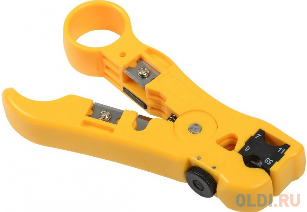Инструмент ITK TS2-GR20 для зачистки кабеля UTP (упак:1шт) желтый инструмент для снятия изоляции квт ws 07 61670