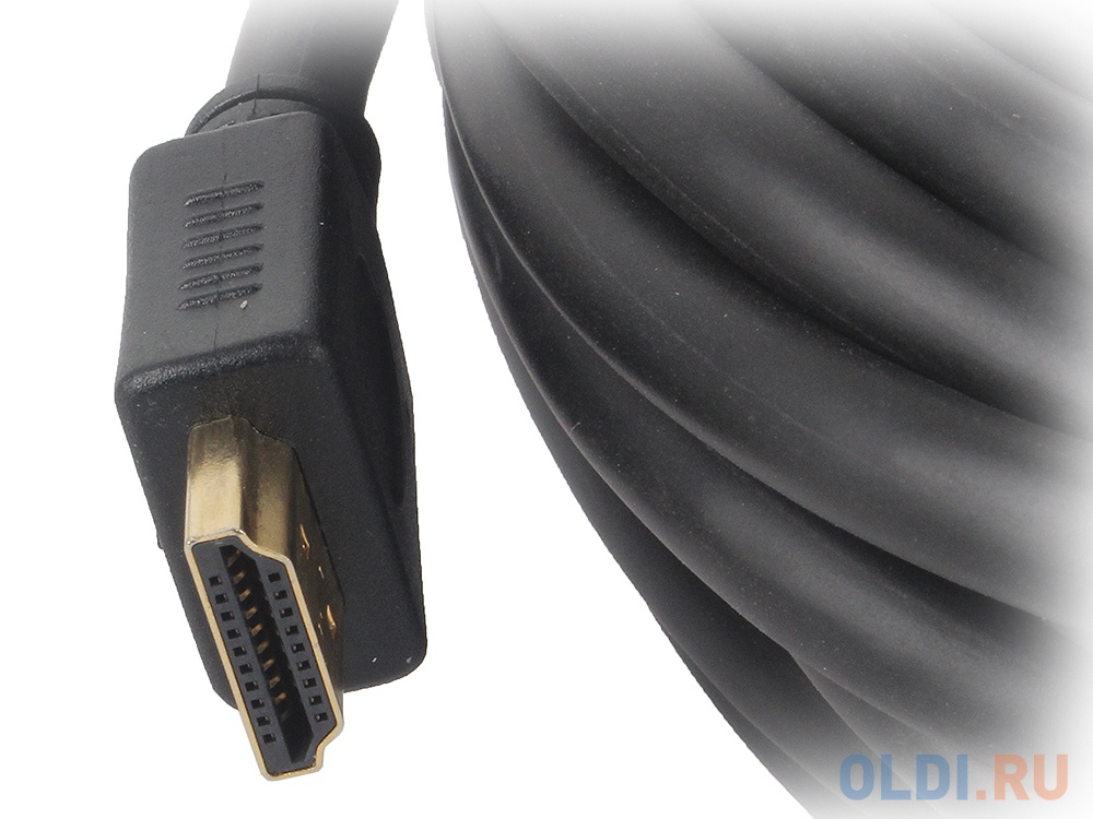 Кабель HDMI Gembird/Cablexpert, 7.5м, v2.0, 19M/19M, черный, позол.разъемы, экран, пакет  CC-HDMI4-7.5M CC-HDMI-7.5M - фото 2