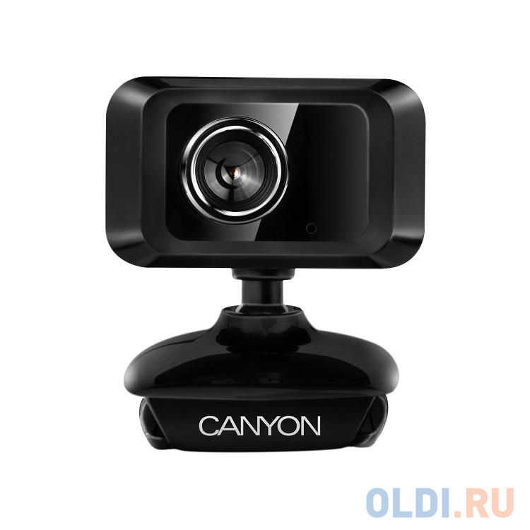 Веб-камера CANYON CNE-CWC1 Enhanced 1.3 Megapixels resolution webcam with USB2.0 connector черный фото