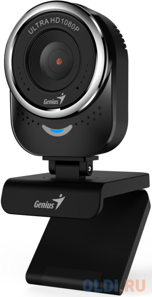 Веб-Камера Genius QCam 6000, black, Full-HD 1080p, universal clip, 360 degree swivel, USB, built-in microphone, rotation 360 degree, tilt 90 degree от OLDI