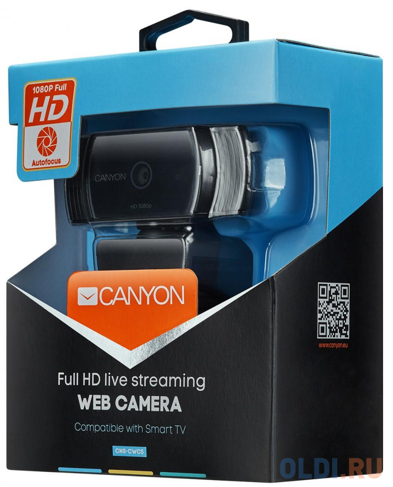 CANYON CNS-CWC5 веб - камера 1080P Full HD, 2.0 Мпикс от OLDI