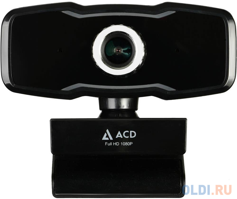 WEB Камера ACD-Vision UC500 CMOS 2МПикс, 1920x1080p, 30к/с, микрофон встр., USB 2.0, универс. крепление, черный корп. RTL {60} микрофон sven mk 390 sv 007478