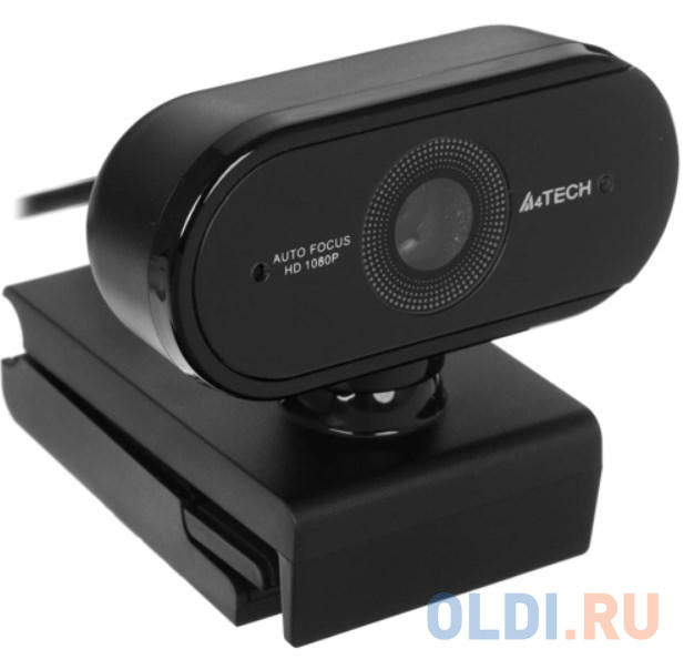 Камера Web A4 PK-930HA черный 2Mpix (1920x1080) USB2.0 с микрофоном наушники harper hv 106 проводные внутриканальные с микрофоном черные 20 гц 20 кгц двухстороннее mini jack 3 5 мм