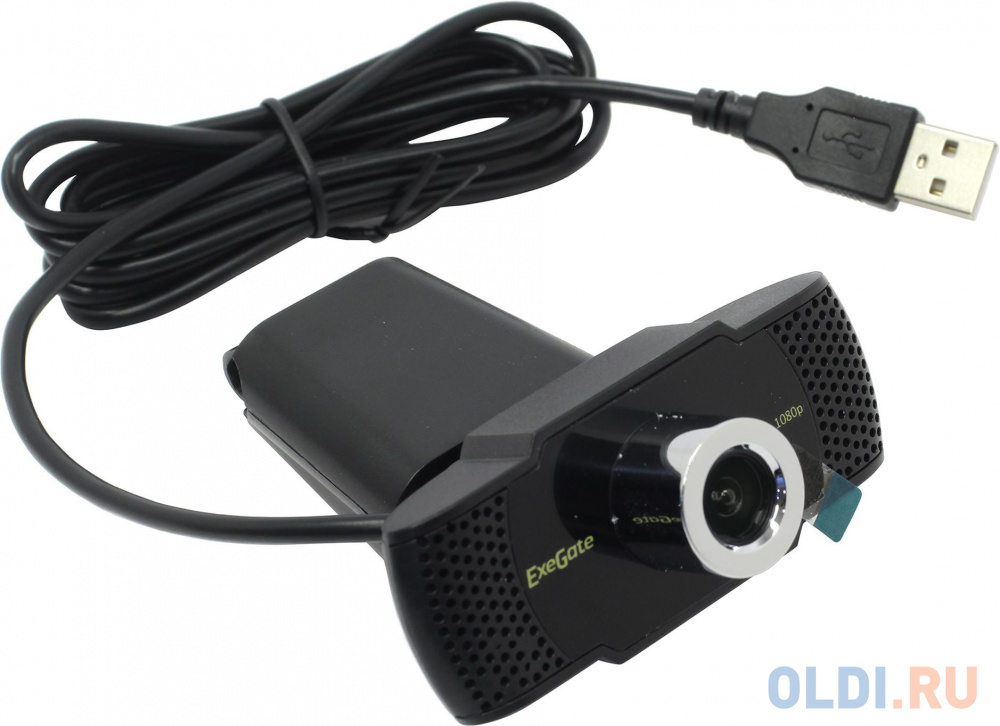 Exegate EX286183RUS Веб-камера ExeGate Business Pro C922 Full HD {матрица 1/3" 2 Мп, 1920х1080, 1080P, USB, микрофон с шумоподавлением, фикс. ф., фото