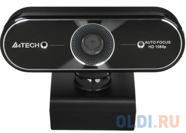 Камера Web A4Tech PK-940HA черный 2Mpix (1920x1080) USB2.0 с микрофоном фото
