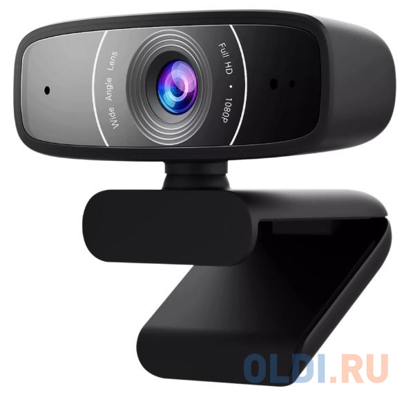 Вебкамера ASUS Webcam C3 (1080p, 30fps, FHD (1920 x 1080), USB, 90YH0340-B2UA00)
