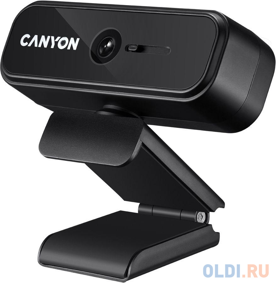 CANYON C2N 1080P full HD 2.0Mega fixed focus webcam with USB2.0 connector, 360 degree rotary view scope, built in MIC, Resolution 1920*1080, viewing a
