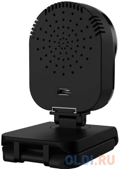 GENIUS QCam 6000, black, Full-HD 1080p webcam, universal clip, 360 degree swivel, USB, built-in microphone, rotation 360 degree, tilt 90 degree от OLDI