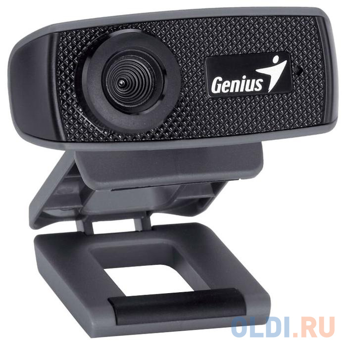 Web-Camera GENIUS FaceCam 1000X v2, 720p, 30 fps, bulld-in microphone, manual focus. Black фото