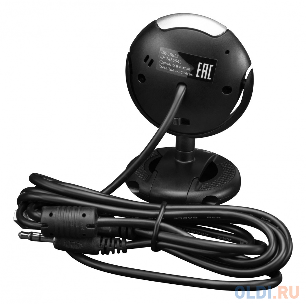 Камера Web Оклик OK-C8825 черный 0.3Mpix (640x480) USB2.0 с микрофоном фото