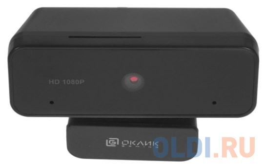 Камера Web Оклик OK-C21FH черный 2Mpix (1920x1080) USB2.0 с микрофоном фото