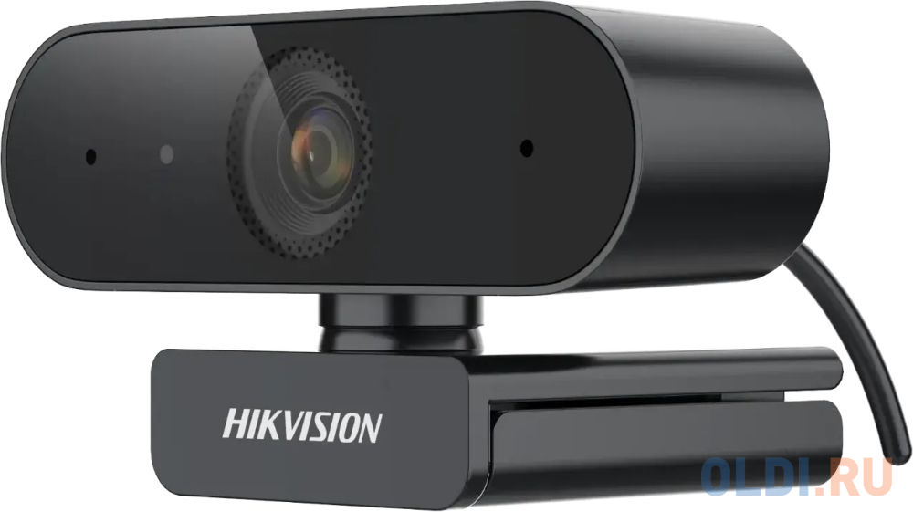 Камера Web Hikvision DS-U04 черный 4Mpix (2560x1440) USB2.0 с микрофоном камера web оклик ok c008fh 2mpix 1920x1080 usb2 0 с микрофоном
