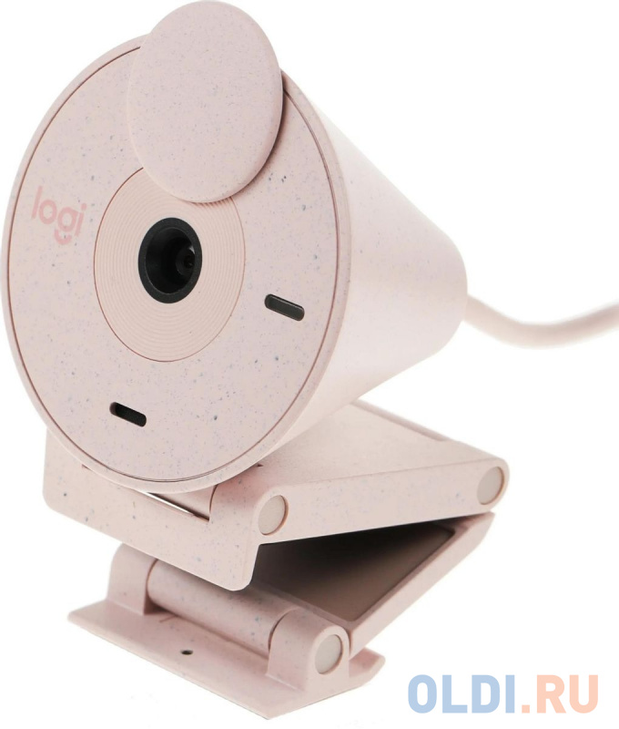 

Веб-камера/ Logitech Brio 300 Full HD webcam - ROSE - USB