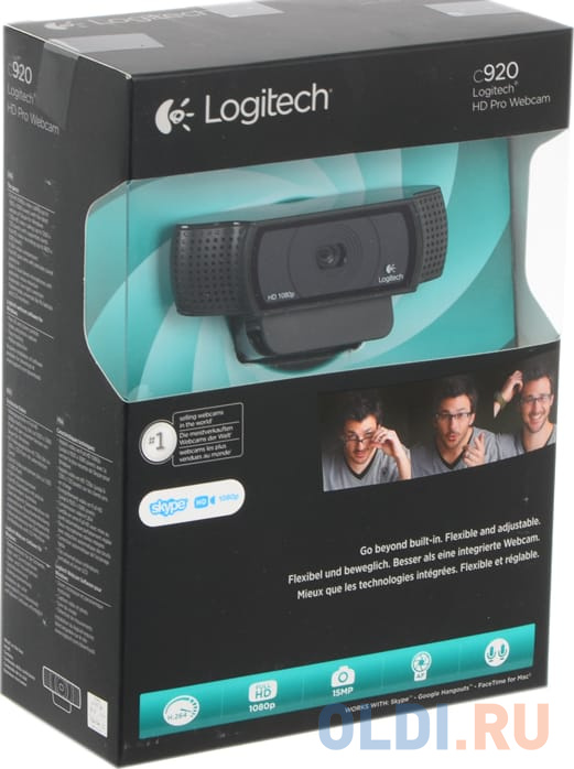 Камера интернет (960-001055) Logitech HD Pro Webcam C920 фото