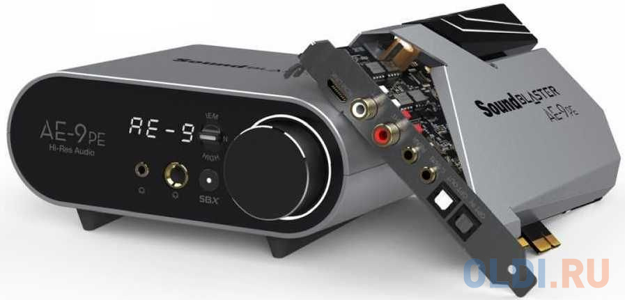 

Звуковая карта Creative PCI-E Sound Blaster АЕ-9 PE (Sound Core3D) 5.1 Ret