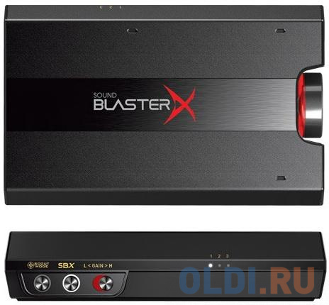 Звуковая карта USB Creative Sound BlasterX G5  7.1 70SB170000000 Retail
