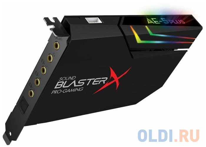Звуковая карта Creative PCI-E BlasterX AE-5 Plus (BlasterX Acoustic Engine) 5.1 Ret от OLDI