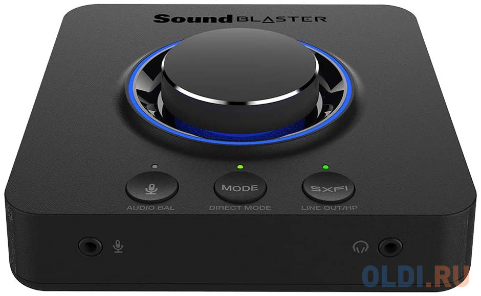 Звуковая карта Creative USB Sound BlasterX X-3 (SB-Axx1) 7.1 Ret акустическая система creative sound blasterx katana 51mf8245aa000