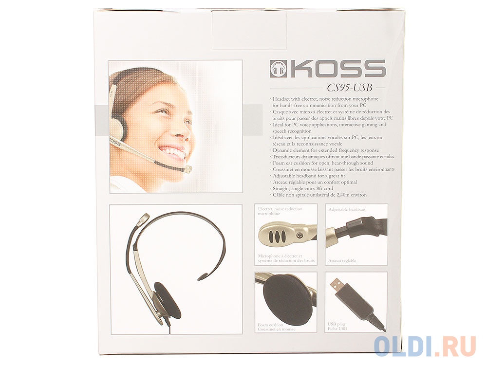 Гарнитура KOSS CS-95 USB 15116377 - фото 2
