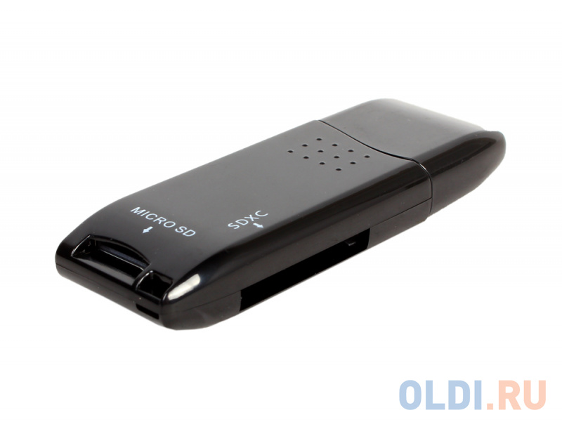 

Картридер ORIENT CR-017B, USB 3.0 мини картридер SDXC/SD 3.0 UHS-1/SDHC/microSD/T-Flash, черный