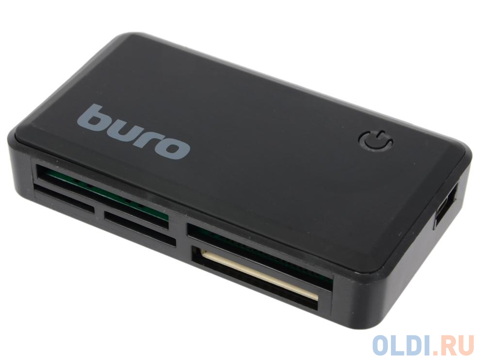Картридер внешний Buro BU-CR-151 USB2.0 черный