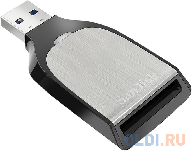 

Картридер внешний USB 3.0 SanDisk Extreme Pro черный серебристый SDDR-399-G46