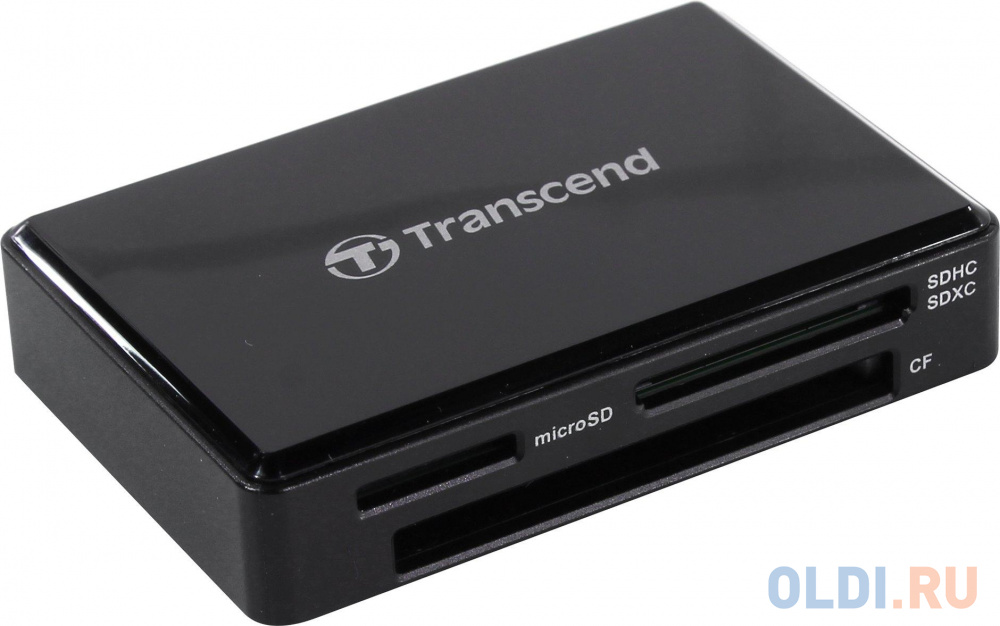 Считыватель карты памяти Transcend USB3.1 Gen1 All-in-1 Multi Card Reader,Type C внешний ssd external ssd transcend 1 0tb esd300 ts1tesd300p usb3 2 gen 2 type c 1050 950mbs 3d nand 60x20x7 8mm 9g розовый