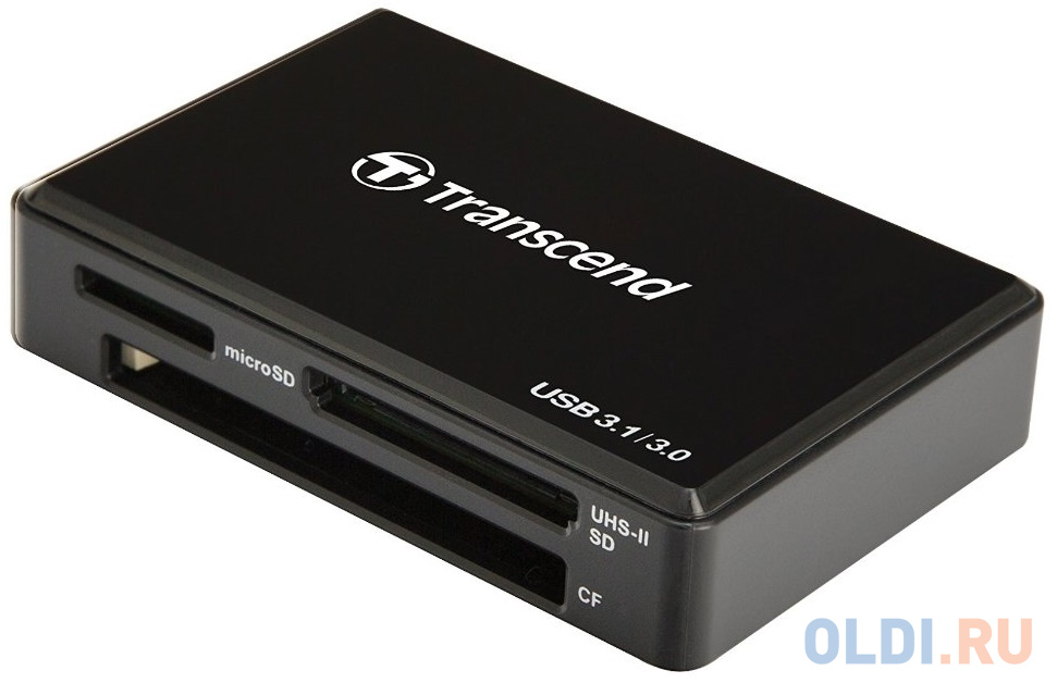 Transcend USB 3.1/3.0 All-in-1 UHS-II Multi Card Reader считыватель карты памяти transcend usb3 1 gen1 all in 1 multi card reader type c