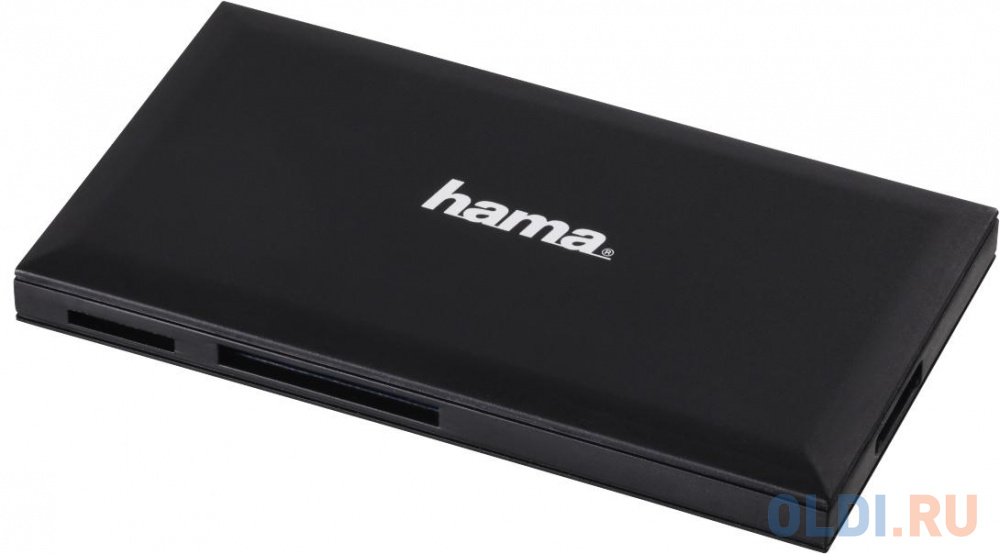 Устройство чтения карт памяти USB3.0 Hama Multi черный 181018 от OLDI
