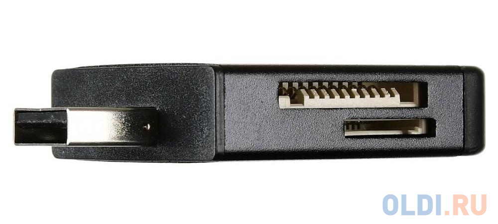 Устройство чтения карт памяти USB2.0 Buro BU-CR-3103 черный от OLDI