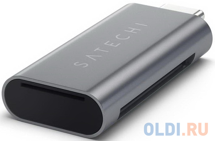 

Кардридер Satechi Aluminum Type-C USB 3.0 and Micro/SD. Интерфейс Type-C. Цвет серый космос.