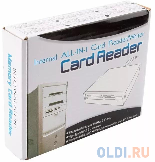 Внутренний card reader 3,5 дюйма Power Expert  CR-AU6477METB фото