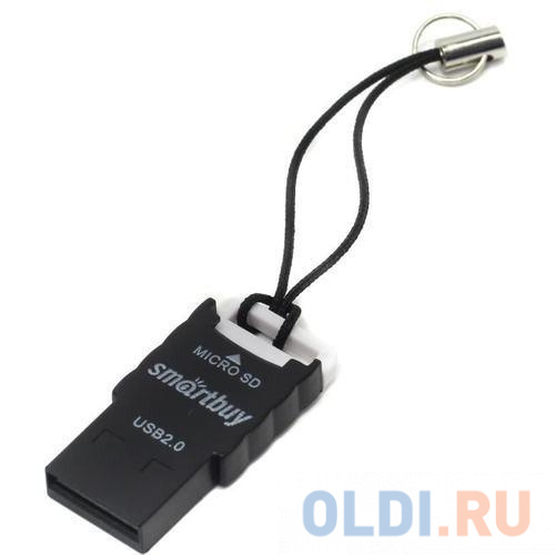 USB 2.0 Card reader Smartbuy 707, Micro SD, SBR-707-K - фото 1
