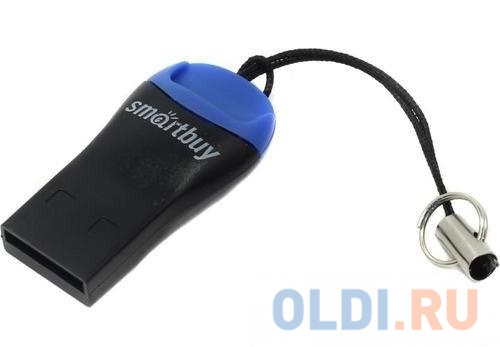 USB 2.0 Card reader Smartbuy 711, Micro SD, SBR-711-B - фото 1