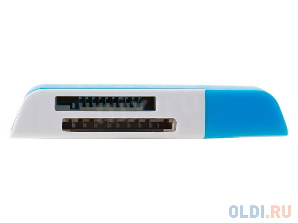 Картридер внешний 5bites RE2-102BL USB2.0 ext all-in-1 синий фото