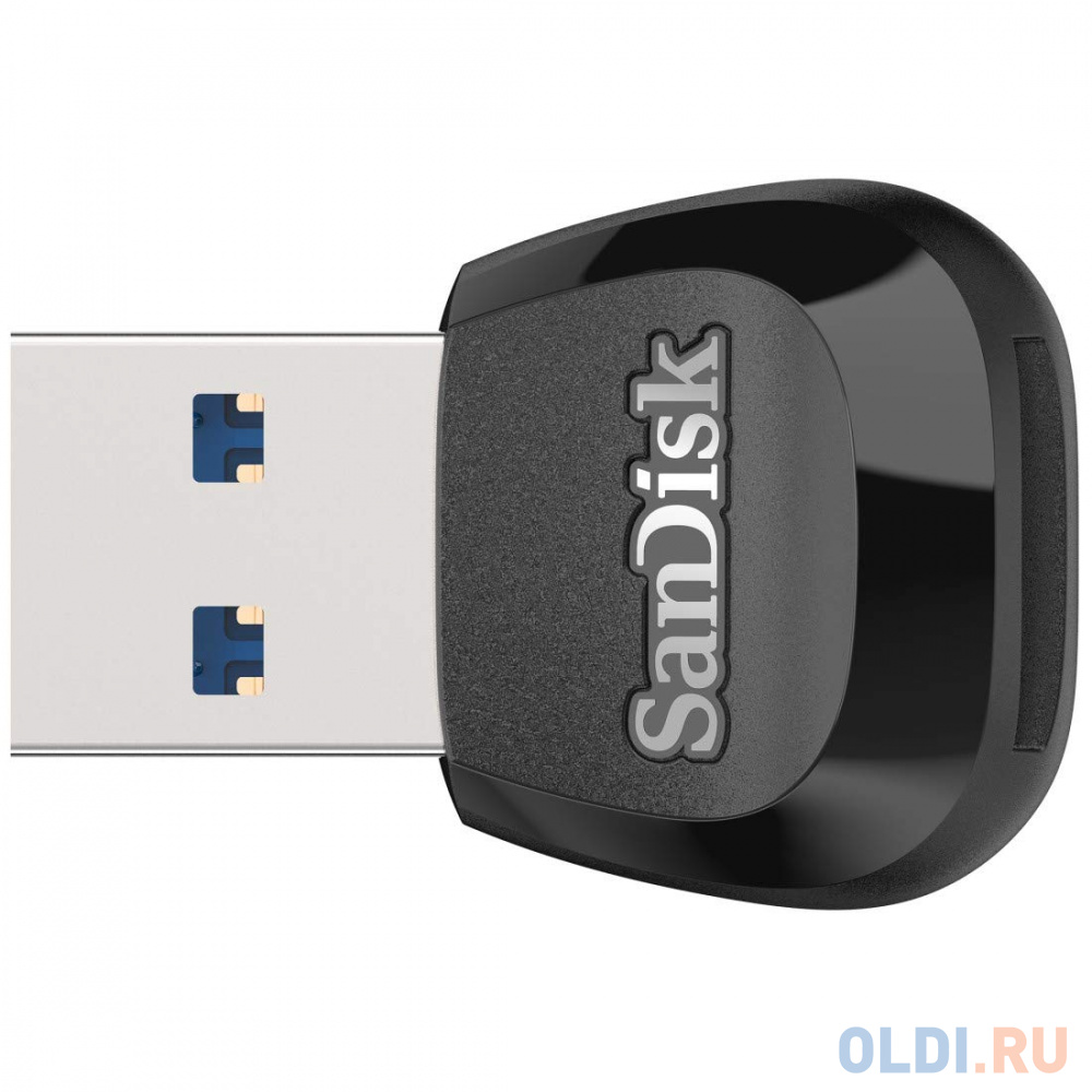 Устройство чтения/записи флеш карт SanDisk, MicroSD, USB 3.0, Черный