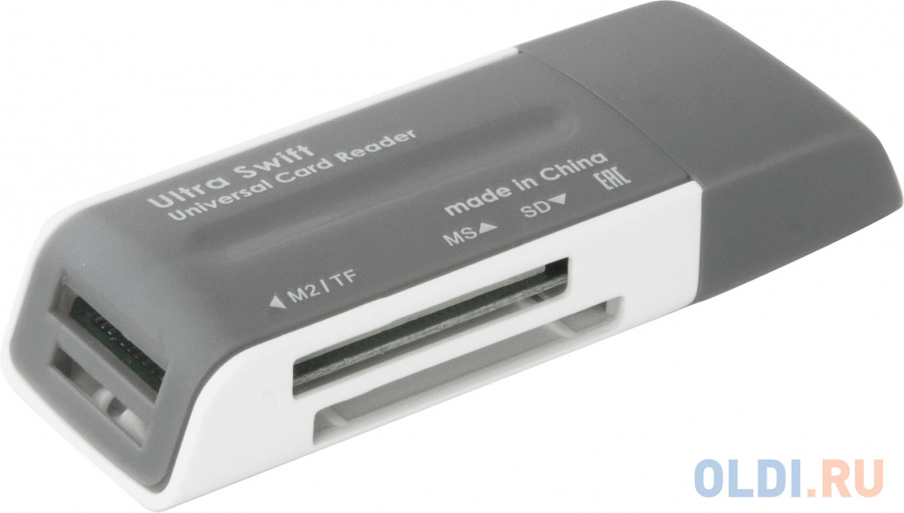Картридер универсальный Defender Ultra Swift USB 2.0, 4 слота картридер универсальный defender ultra swift usb 2 0 4 слота