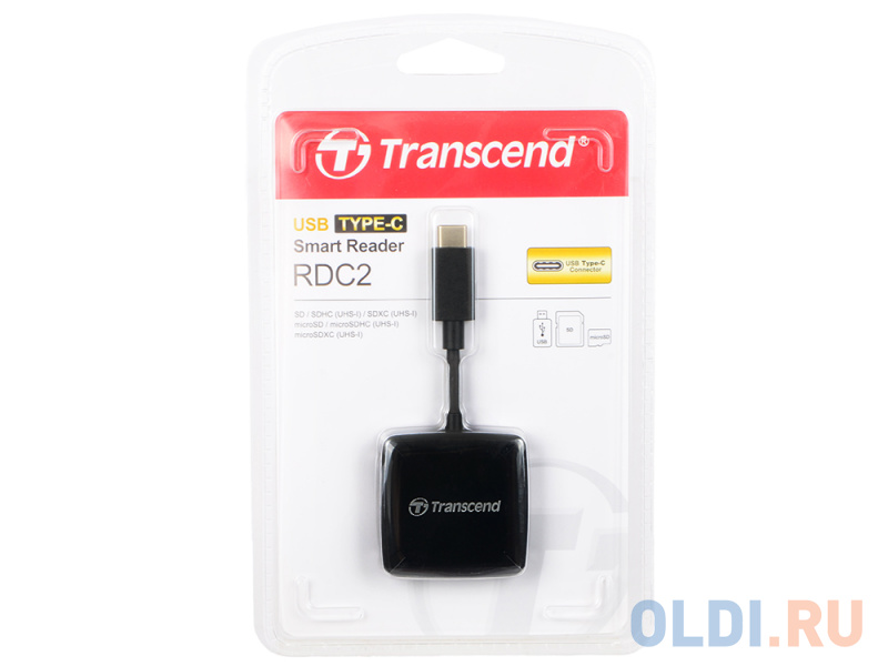 

Картридер внешний Transcend TS-RDC2K USB Type-C
