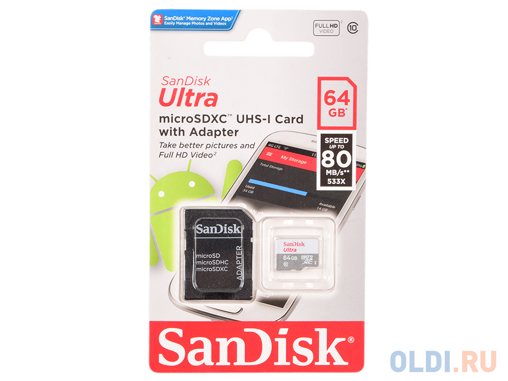 Sandisk ultra sdxc class 10 uhs i 128gb карта памяти micro sdxc 128gb class 10