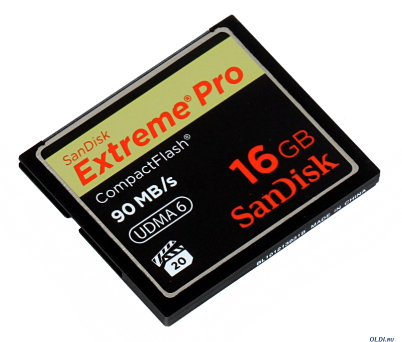 Compact Flash 16Gb SanDisk Extreme Pro — купить по лучшей цене в