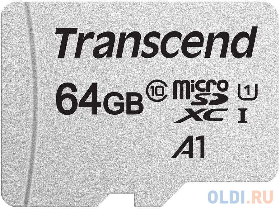 Карта памяти microSDXC 64Gb Class10 Transcend TS64GUSD300S w/o adapter карта памяти microsdxc transcend 330s 256 гб uhs i class u3 v30 a2 с адаптером