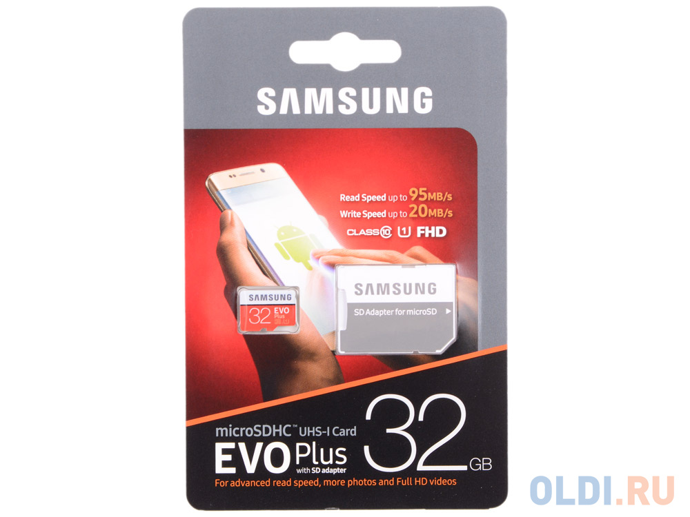 Карта памяти microsd samsung 32gb evo plus mb mc32ga ru пойдет ли видеорегистратор