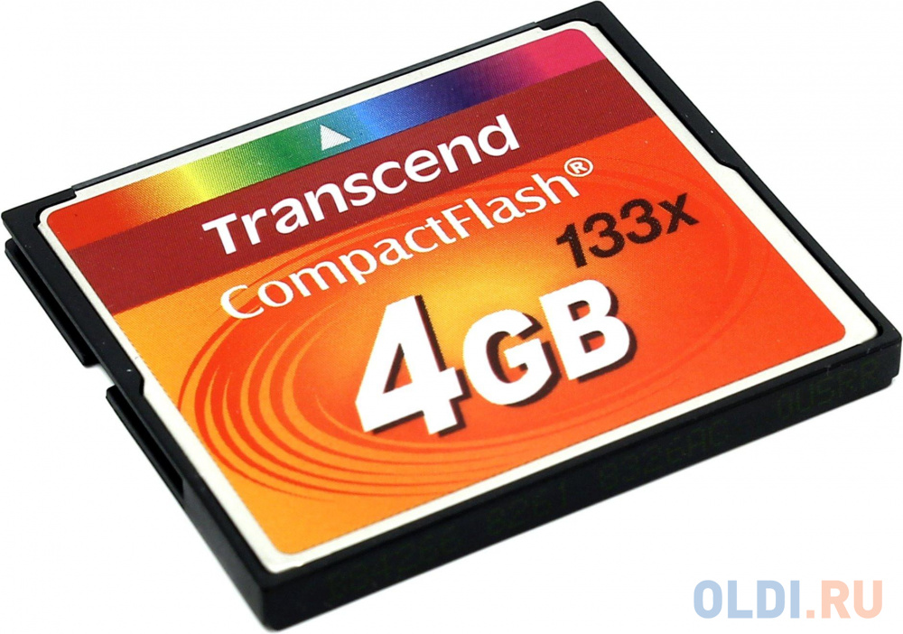 Карта памяти Compact Flash 4Gb Transcend <133x> TS4GCF133 - фото 3