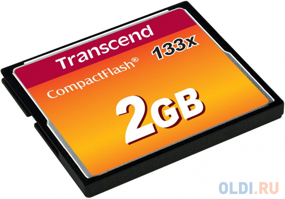 Карта памяти Compact Flash Card 2GB Transcend 133x TS2GCF133 - фото 2