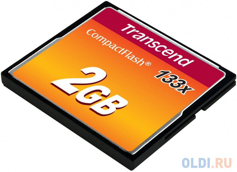 Карта памяти Compact Flash Card 2GB Transcend 133x TS2GCF133 - фото 3