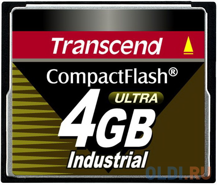 

Промышленная карта памяти CompactFlash Transcend 100I, 4 Гб SLC, темп. режим от -40 до +85