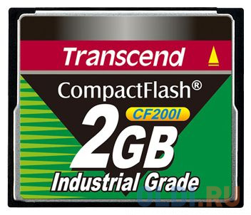 Промышленная карта памяти CompactFlash Transcend 200I, 2 Гб SLC, темп. режим от -40? до +85? TS2GCF200I - фото 1
